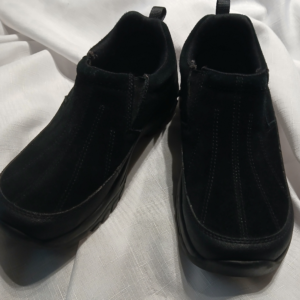 Lands End Women's Suede Slip-On Shoes